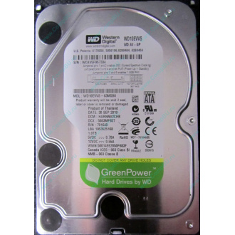 Б/У жёсткий диск 1Tb Western Digital WD10EVVS Green (WD AV-GP 1000 GB) 5400 rpm SATA (Реутов)