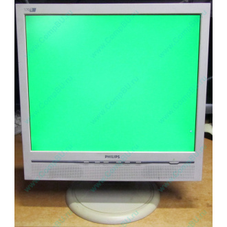 Б/У монитор 17" Philips 170B с колонками и USB-хабом в Реутове, белый (Реутов)